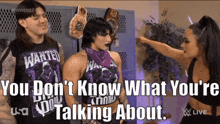 Wwe Dominik Mysterio GIF - Wwe Dominik Mysterio You Dont Know What Youre Talking About GIFs