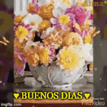 Buenos Dias Flores GIF - Buenos Dias Flores Flower GIFs