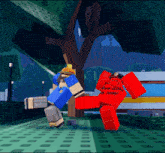 a cartoon character wearing a red shirt that says ' i 'm sorry '