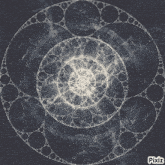 a circular pattern with pixiz written on the bottom right