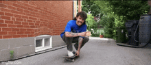 Kurtis Conner Skateboarding GIF - Kurtis Conner Skateboarding Sign Of The Horns GIFs