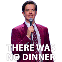 There Was No Dinner John Mulaney Sticker - There Was No Dinner John Mulaney John Mulaney Baby J Stickers