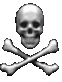 Skull Rotate Sticker - Skull Rotate Pixel Stickers