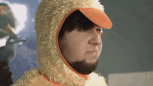 Jontron Chicken GIF - Jontron Chicken Chicken Costume GIFs