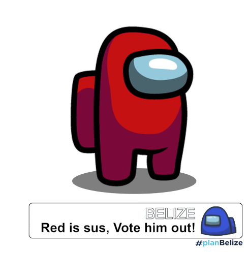 Red Sus - Among Us Game - Sticker