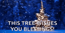 Snowing Wishing You Blessings GIF - Snowing Wishing You Blessings Blessings GIFs