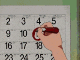 a red circle with the number 11 in it