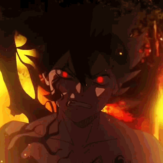 Black Clover Asta GIF - BlackClover Asta DemonForm - Discover & Share GIFs