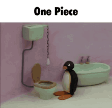 One Piece Toilet GIF