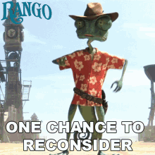 One Chance To Reconcider Rango GIF - One Chance To Reconcider Rango Think Abou It GIFs