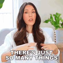 Theres Just So Many Things Shea Whitney GIF - Theres Just So Many Things Shea Whitney Theres A Lot GIFs