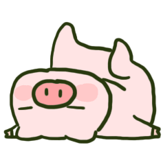 Wechat Pig Legs Up Sticker - Wechat Pig Legs Up Lazy Stickers