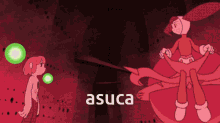 a cartoon with the word asuca on the bottom right