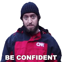 Be Confident Peter Deligdisch Sticker