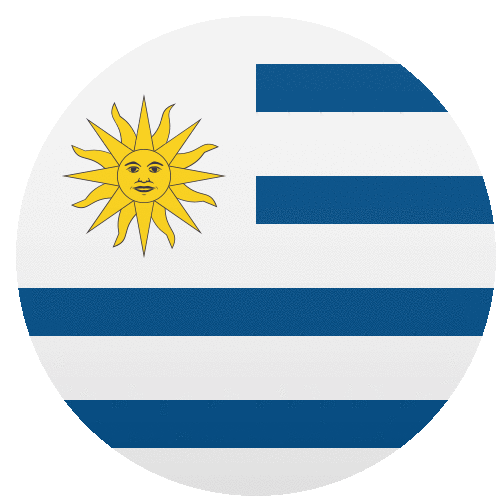 Uruguay Flags Sticker - Uruguay Flags Joypixels Stickers