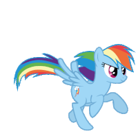 Rainbow Dash Mlp Sticker - Rainbow Dash Mlp My Little Pony Stickers