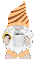 Gnome Animated Coffee Sticker