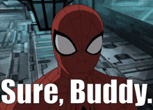 Spider Man Sure Buddy GIF - Spider Man Sure Buddy Sure Pal GIFs