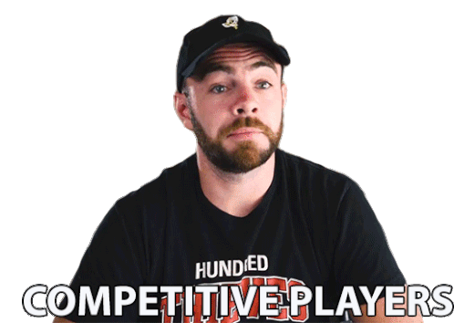 Competitive Players Aggressive Sticker - Competitive Players Competitive Aggressive Stickers