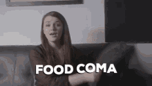 Food Coma Ate Too Much GIF - Food Coma Ate Too Much Nap Time GIFs