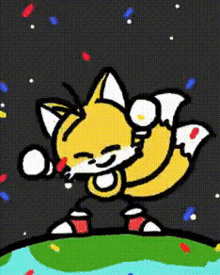 Tails Tails Sonic GIF - Tails Tails Sonic Tails Dance GIFs