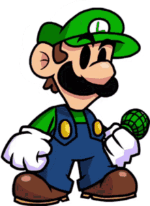 Old Luigi GIF - Old Luigi Idle GIFs