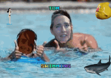 Tom Caton Swimming GIF - Tom Caton Swimming Thumbs Up GIFs