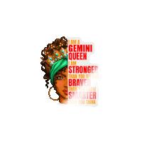 Gemini Queen Sticker