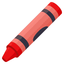 crayon objects joypixels red color