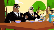 johnny test dukey cereal eating cereal breakfast