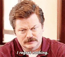 Regret Ron Swanson GIF - Regret Ron Swanson Parks And Rec GIFs