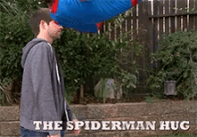 Smosh GIF - Hug Spidermanhug GIFs