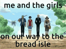 One Piece Bread Isle GIF - One Piece Bread Isle Me And The Girls GIFs