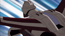 a cartoon drawing of a jet with the number 11 on it