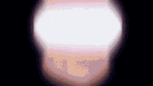 a close up of a light coming out of a hole in the wall .