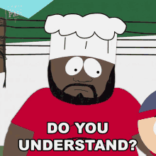 Do You Understand Chef GIF - Do You Understand Chef South Park GIFs