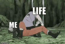 naruto hard life sasuke punch