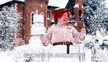 August Smile GIF - August Smile Snow GIFs