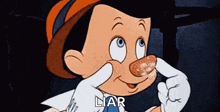 liar pinocchio lie long nose not telling the truth