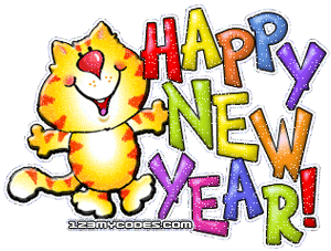 Happy New Year Hny Sticker - Happy New Year Hny Happy Holidays Stickers