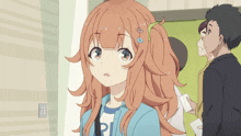 a cartoon girl with a shirt that says pi
