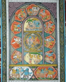 Tanjore Painting Pichwai Painting GIF