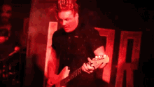 Head Bang Rocking The Stage GIF - Head Bang Rocking The Stage On Guitars GIFs