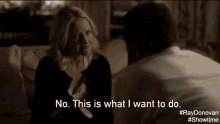 No. This Is What I Want To Do. GIF - Ray Donova Liev Schreiber Stubborn GIFs