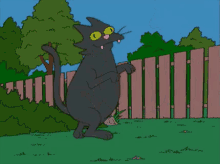 Simpsons Cat GIF