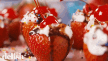 Strawberry Dessert GIF - Strawberry Dessert Delish GIFs