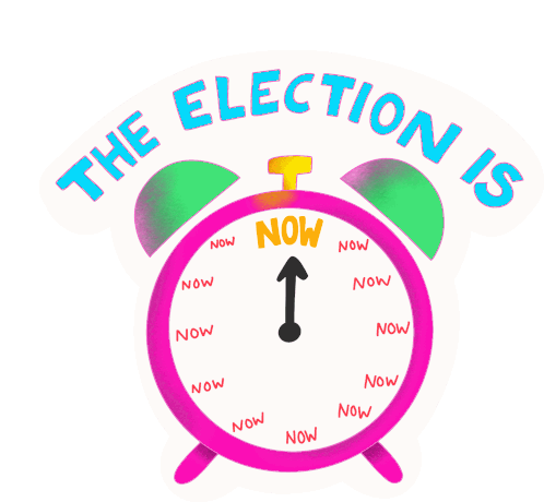 The Election Is Now Election Sticker - The Election Is Now Election Election2020 Stickers