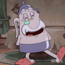 laughing elder kettle the cuphead show haha lol