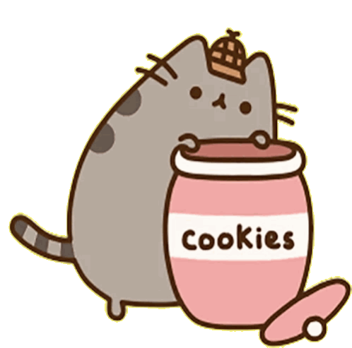 Pusheen Cookie Sticker - Pusheen Cookie Jar Stickers