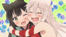 Chiya Anime GIF - Chiya Anime Hug GIFs